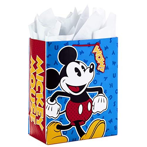 Hallmark 13" Large Disney Gift Bag with Tissue Paper for Birthdays, Baby Showers, or Any Occasion... | Amazon (US)