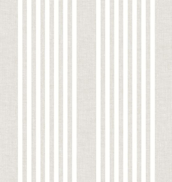 French Linen Stripe York Wallpaper | Rejuvenation