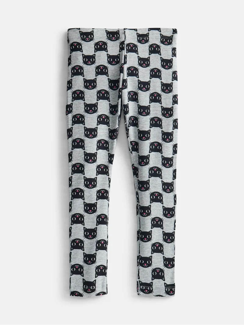 Wonder Nation Girls Kid Tough Leggings, Sizes 4-18 & Plus | Walmart (US)