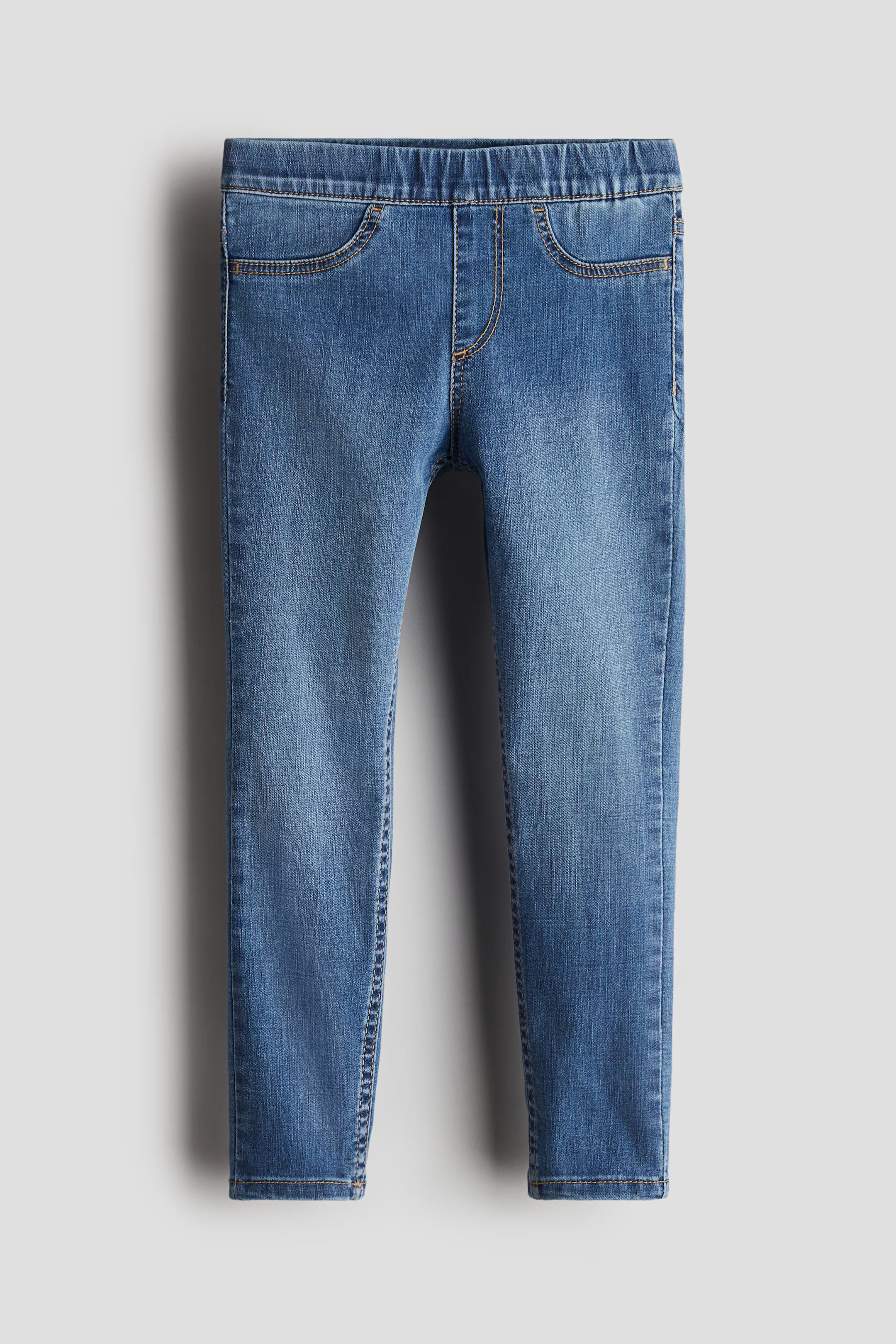 Denim Jeggings - Regular waist - Long - Denim blue - Kids | H&M US | H&M (US + CA)