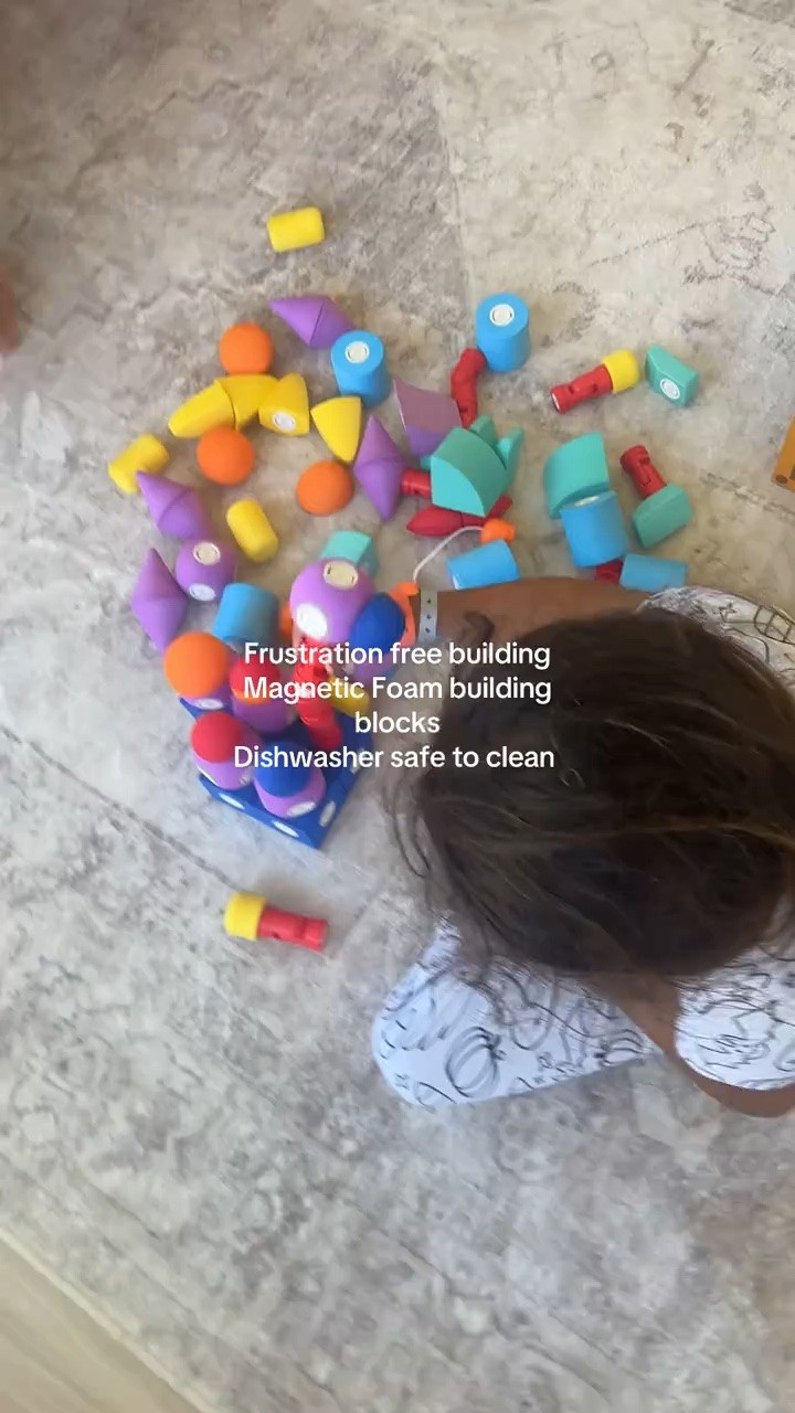 These magnetic foam building blocks have been such a win for my kids.
Frustration-free, easy to clean, and they keep them busy for so long — which every mom knows is priceless.
Perfect for quiet time, independent play, or screen-free fun.



kids toys, magnetic blocks, toddler activities, educational toys, quiet time toys, screen free play, preschool toys

#LTKBaby #LTKmomlife #LTKKids