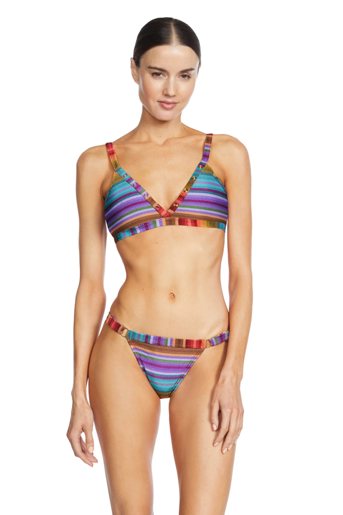 Ines Textured Triangle Bikini Top | Everything But Water