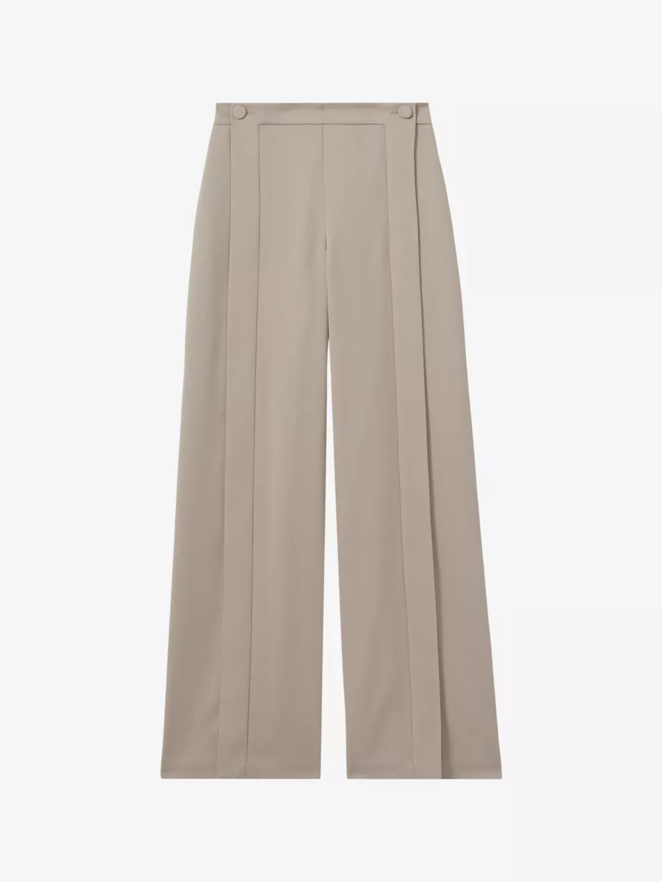 Coraline wide-leg high-rise woven trousers | Selfridges