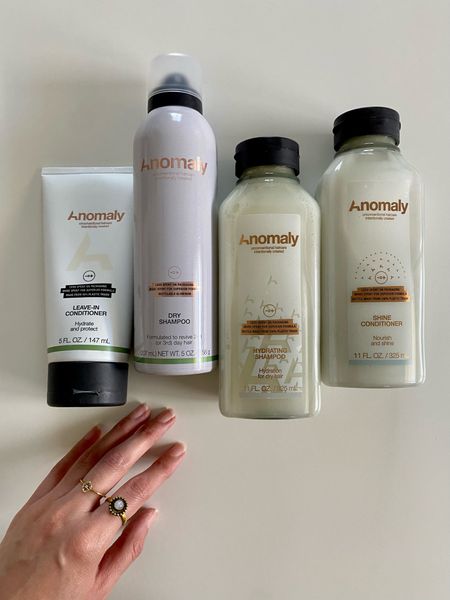 Anomaly hair care with leave-in conditioner, dry shampoo, hydrating shampoo, and shine conditioner available at Target. Cruelty free and vegan products 

#LTKunder50 #LTKsalealert #LTKFind