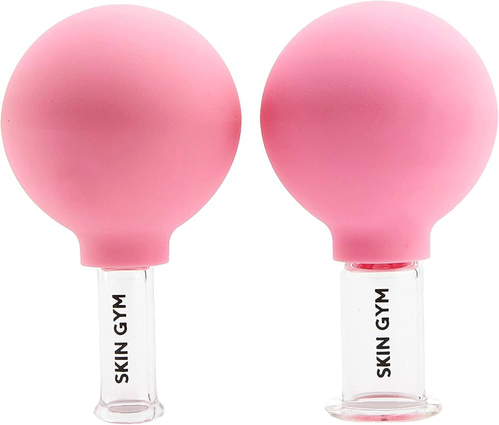 Skin Gym Glass Facial Cupping Set for Reducing Cellulite and Wrinkles, Vacuum Massage Therapy for... | Amazon (US)