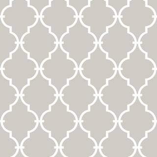York Wallcoverings Beige Modern Trellis Peel and Stick Wallpaper (Covers 28.18 sq. ft.)-RMK11289W... | The Home Depot