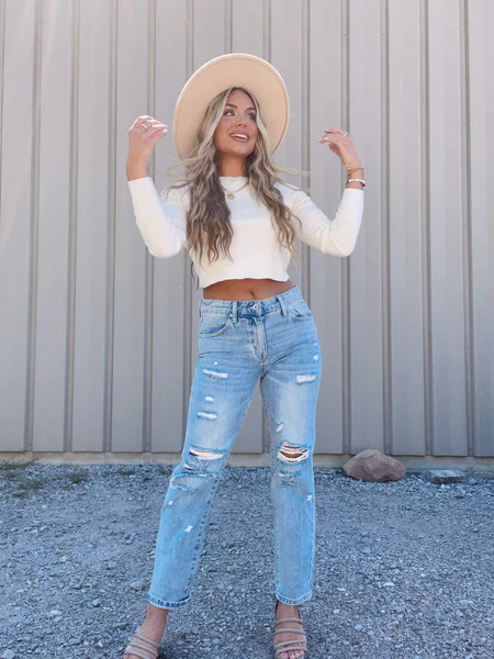 Special A Whitney Relaxed Straight Denim | Lane 201 Boutique