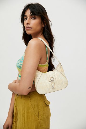 UO Yas Contrast Stitch Baguette Bag | Urban Outfitters (US and RoW)