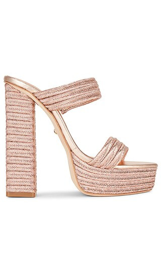 Corinna Platform in Rose Gold | Revolve Clothing (Global)
