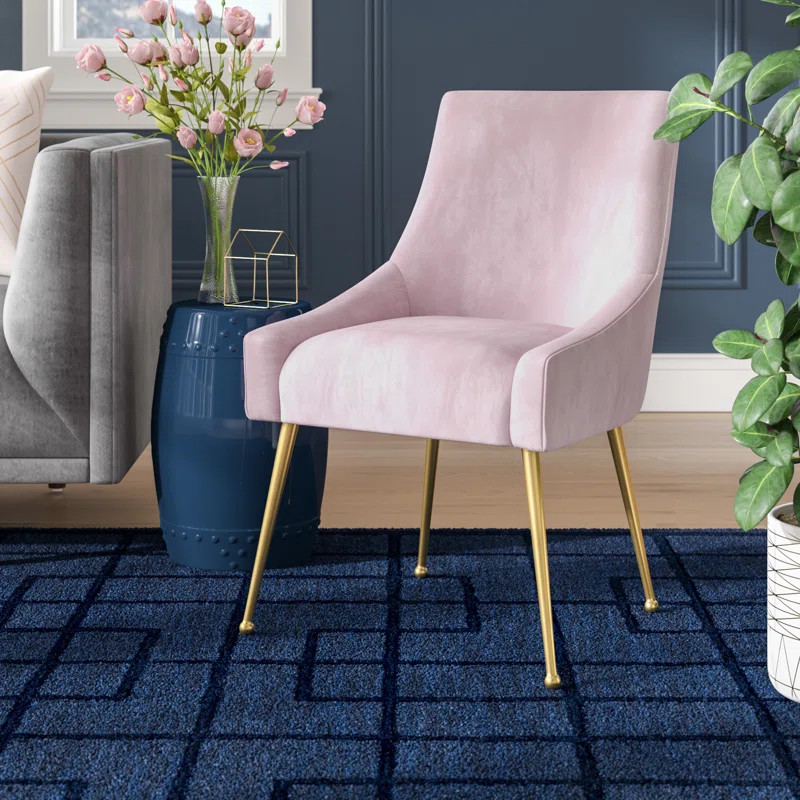 Saldana Velvet Upholstered Side Chair | Wayfair Professional