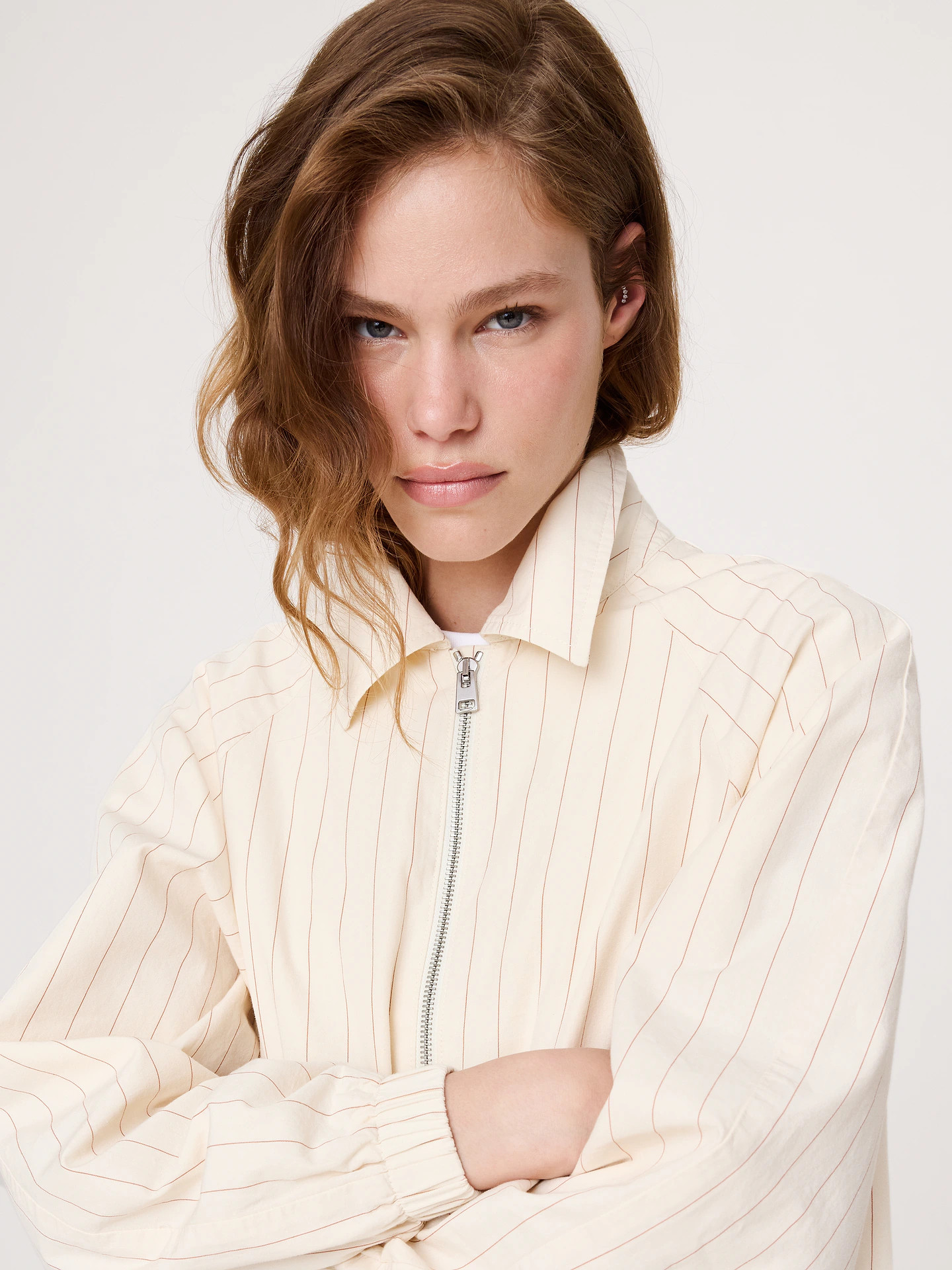 Cotton Poplin Bomber Jacket | Banana Republic (US)