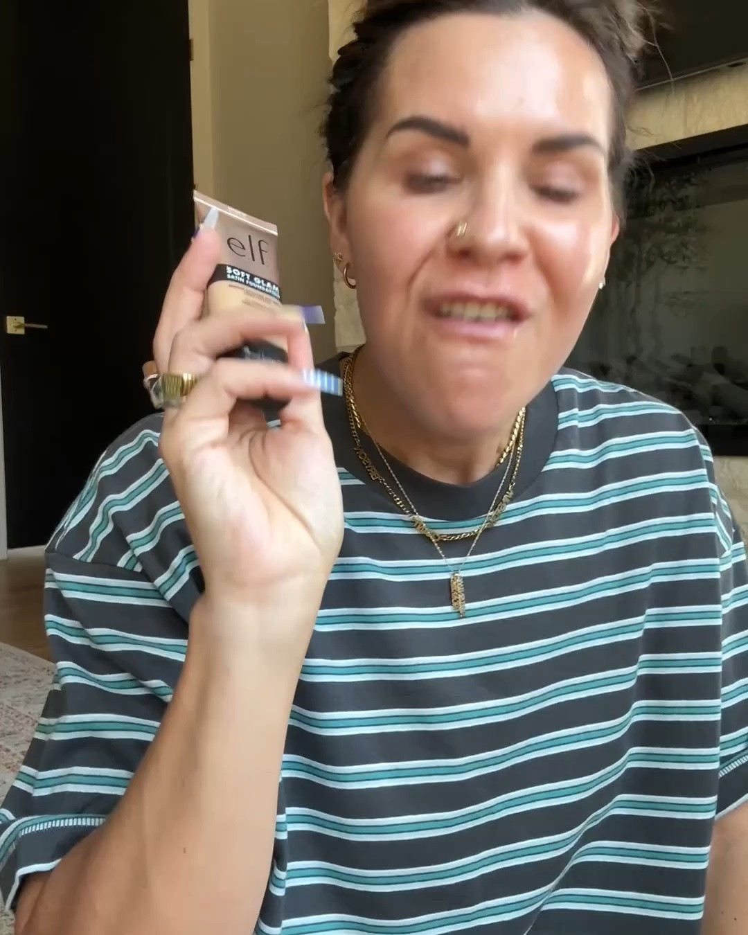 New from @elfcosmetics

Soft Glam Foundation: 32 med neutral 
Soft glam bronzer stick: tan
Soft glam blush stick: mauve & melon

#elfpartner #elfCosmetics #eyeslipsface @elfcosmetics

#LTKgrwm #LTKBeauty #LTKOver40