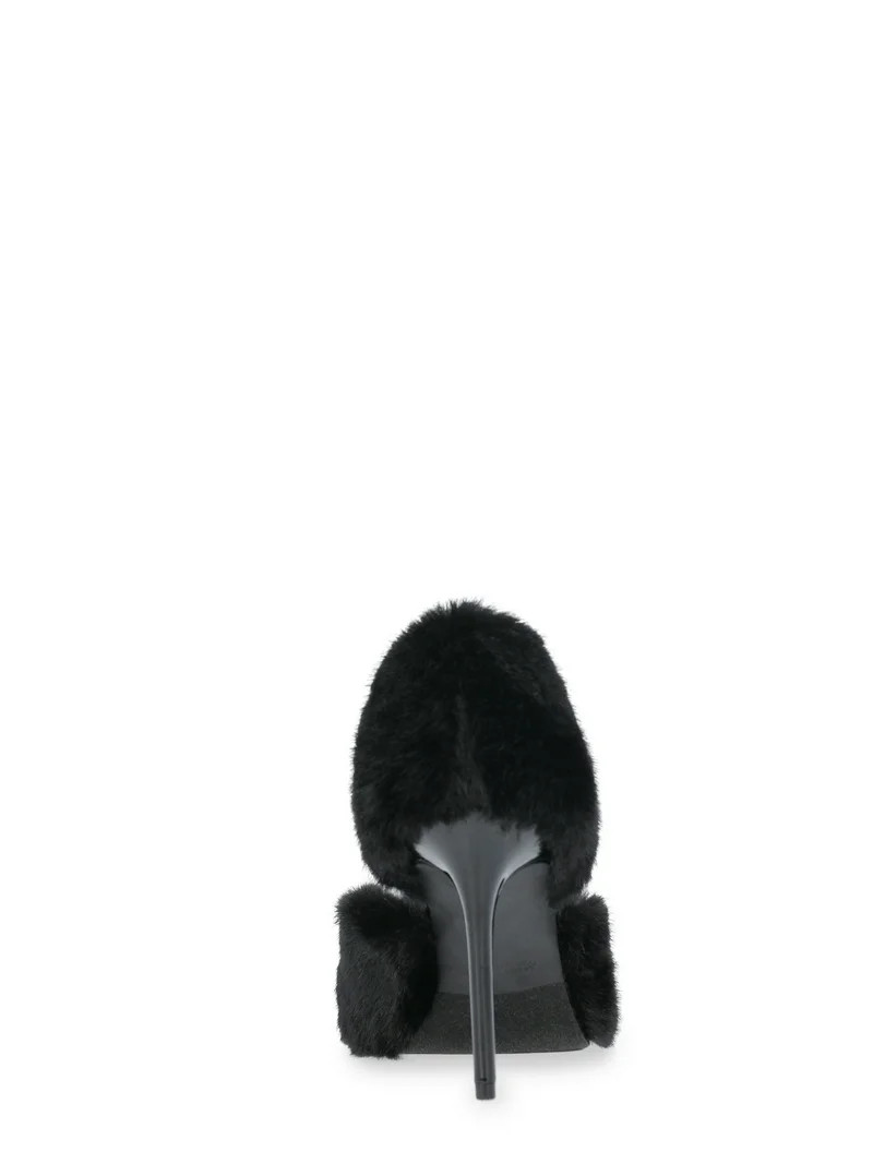 Scoop Women's Faux Fur Stiletto Heels | Walmart (US)