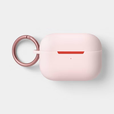 AirPods Pro (1/2 Generation) Silicone Case with Clip - heyday™ Cosmetic Pink | Target