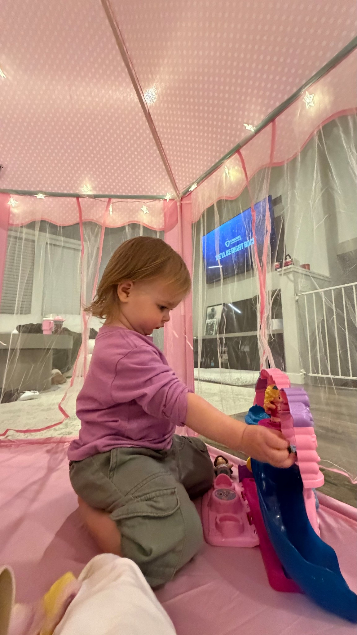 My toddler is obsessed with this tent from Amazon! And of course she had to bring her little people princesses inside, also from Amazon!

#LTKmomlife #LTKKids #LTKBaby
