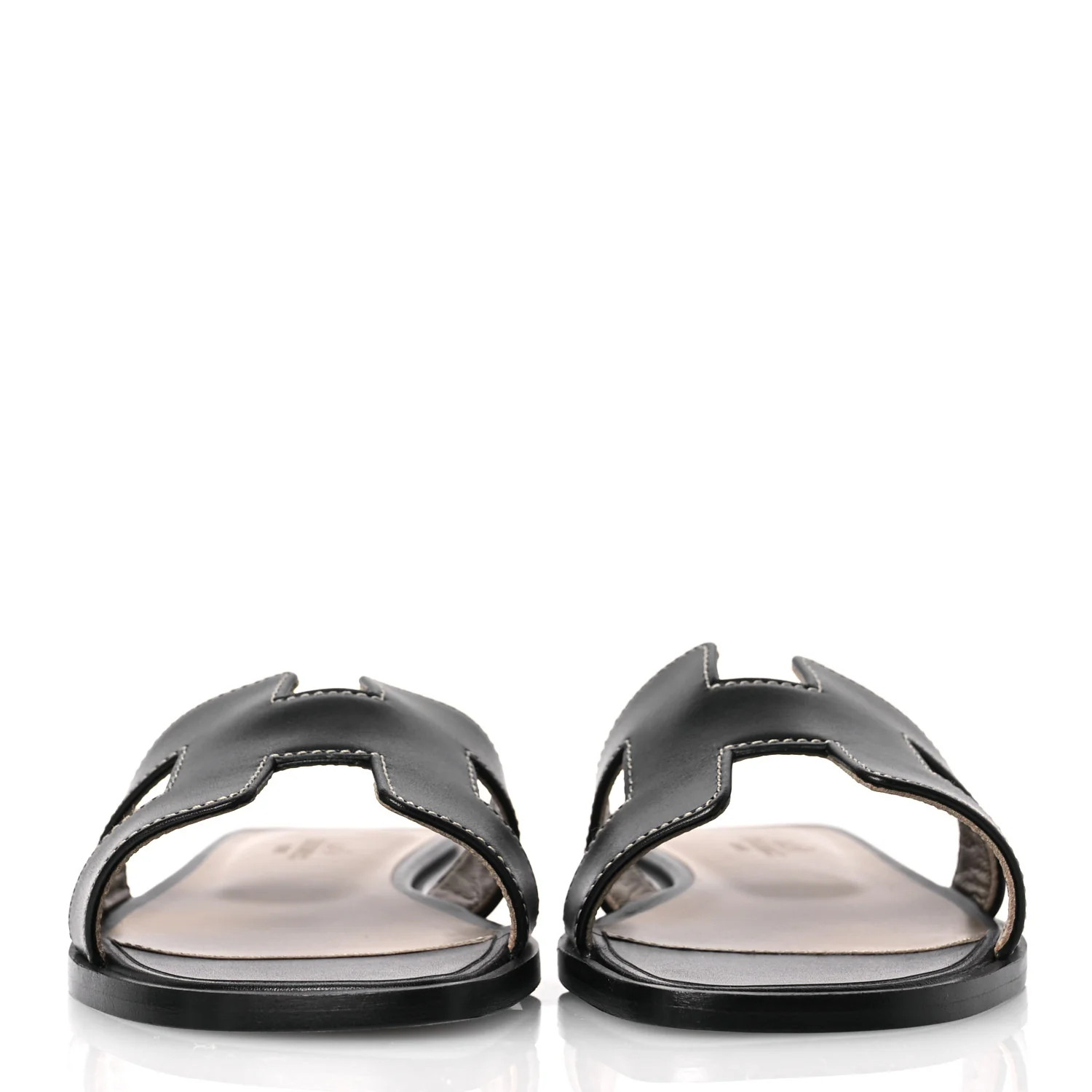 Box Calfskin Oran Sandals 35 Black | FASHIONPHILE (US)