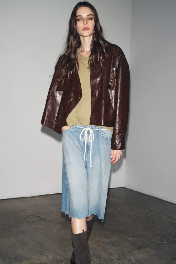 ZW COLLECTION SHINY JACKET | Zara US