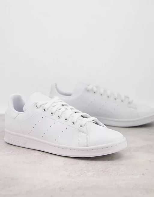 adidas Originals Sustainable Stan Smith trainers in triple white | ASOS (Global)