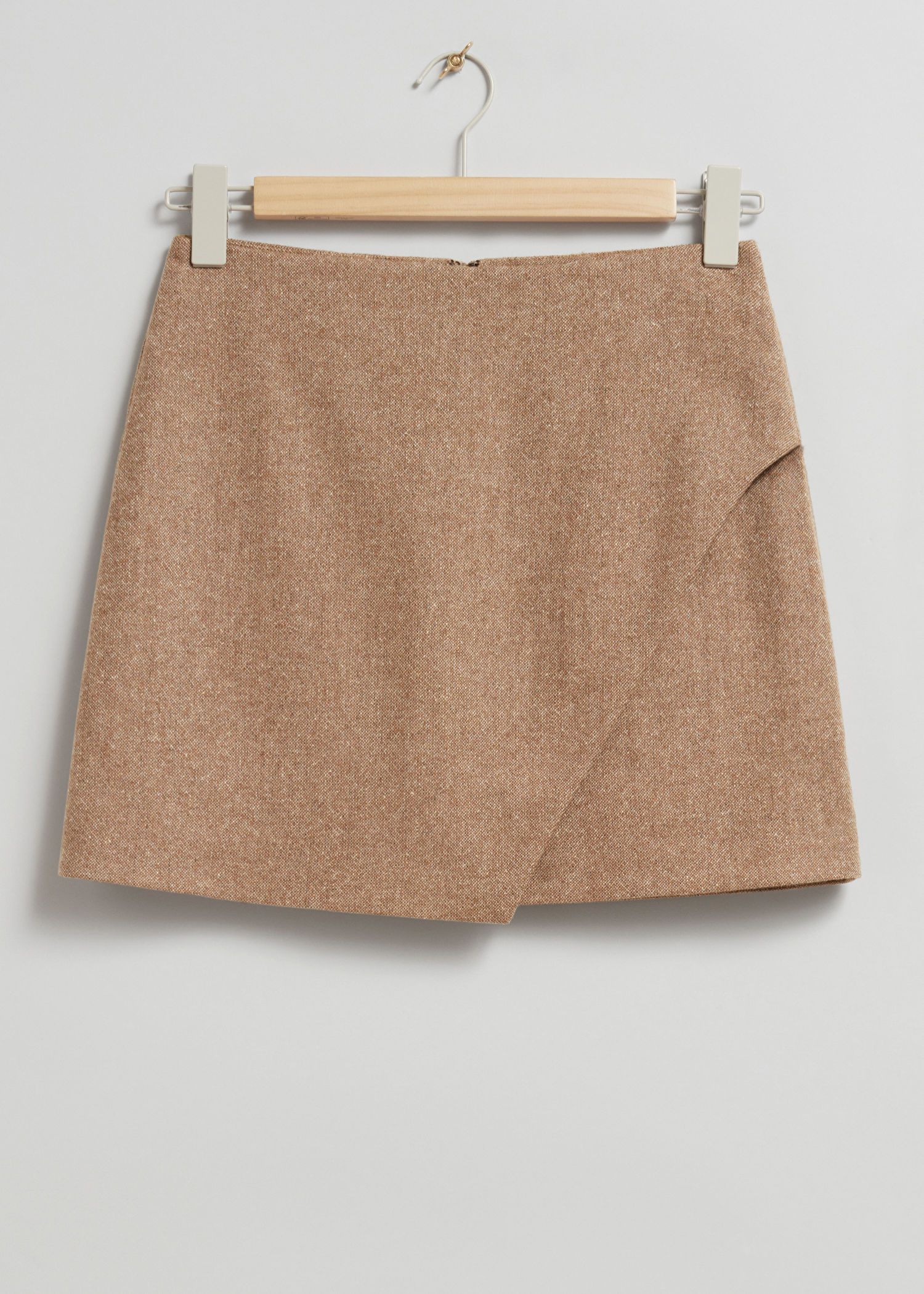 Asymmetric Tweed Mini Skirt | & Other Stories US