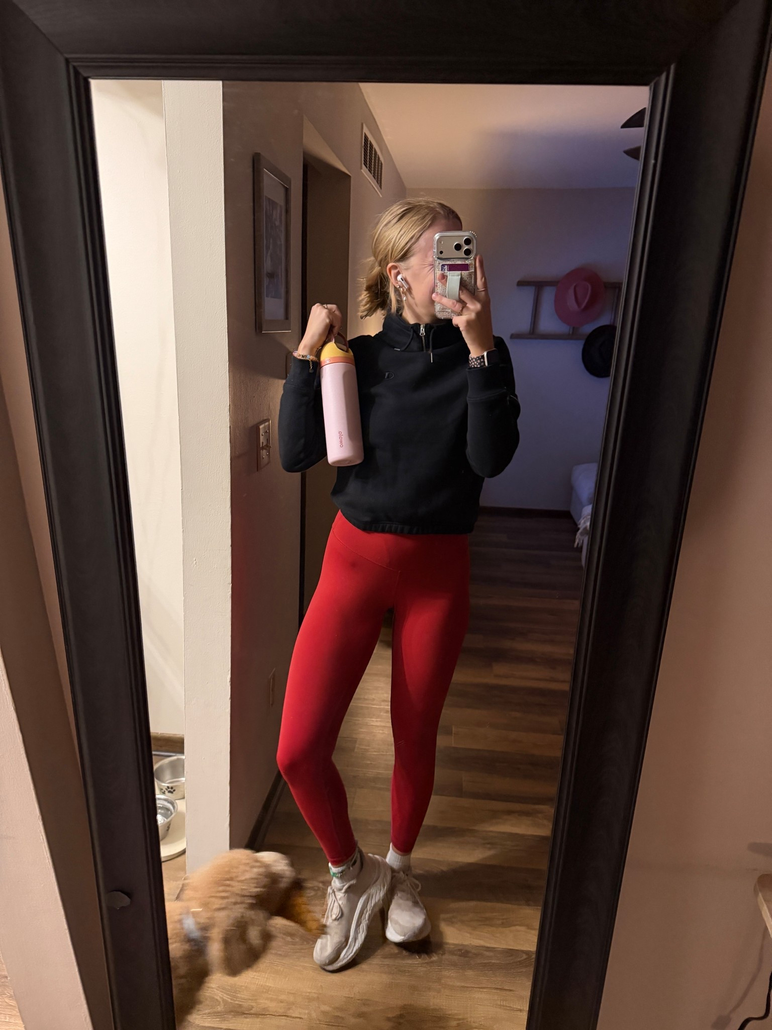 Sunday’s workout fitttt — 03.29.26 ❤️🎈‼️🍓🍒⛽️📌

Small in red Amazon leggings (on sale today for $19.99 💸)
Small in black Champion quarter-zip sweatshirt (think I got it at TjMaxx or Marshall’s but will link similar)
m/l in Amazon tank top (comes in a 3 pack)
9 in white New Balance running shoes
🧦 socks are from Old Navy :)

Amazon finds, Amazon fashion, Amazon activewear, Amazon leggings, Amazon deals, red leggings, workout leggings, soft leggings, Lululemon dupes, Amazon tank tops, ribbed tank tops, Walmart finds, Walmart fashion, Walmart fleece jackets, quarter zip jackets, red fleece, trending fleece, Walmart deals, Walmart sale, New Balance shoes, white running shoes

#LTKootd #LTKActive #LTKfitnessgoals