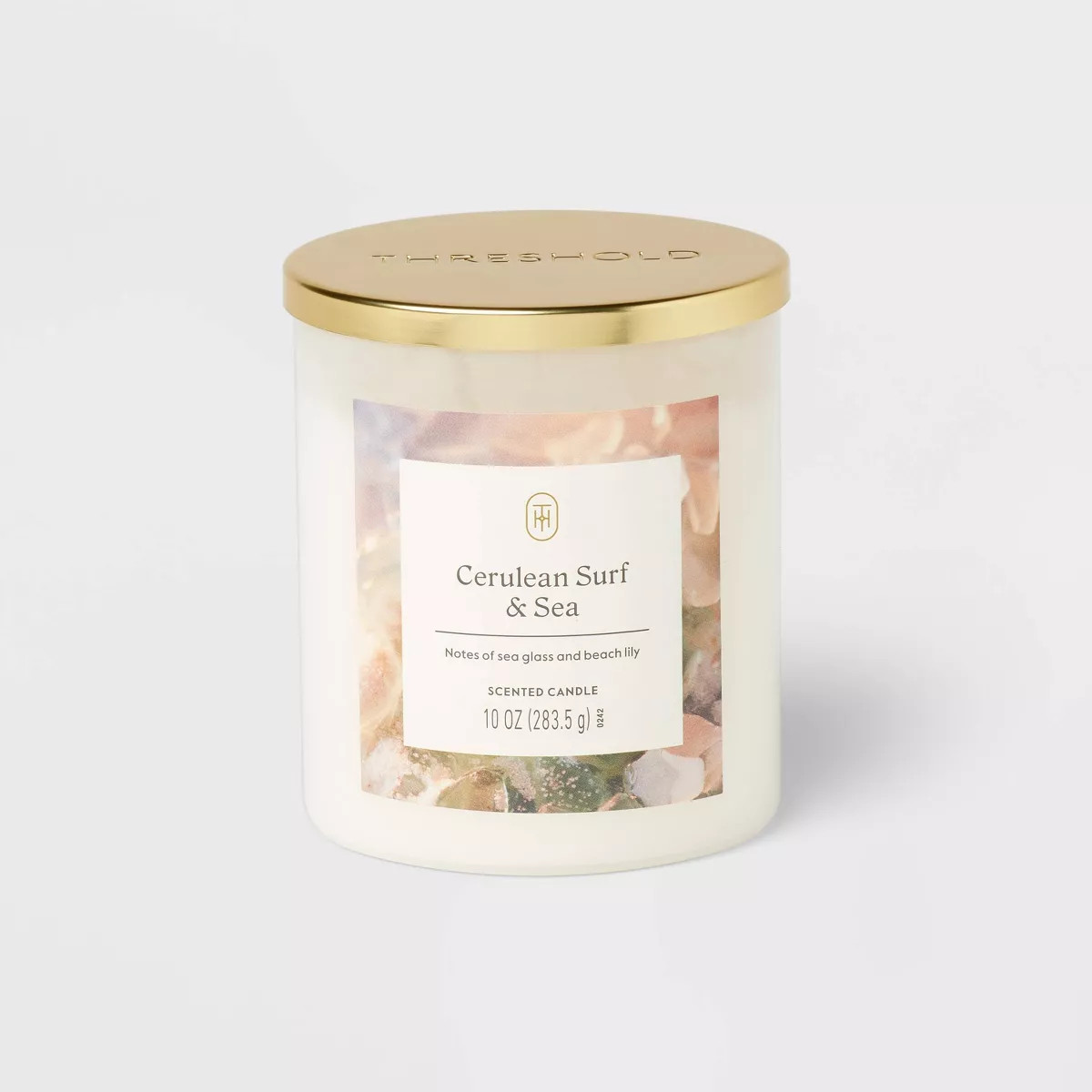 Lidded Glass Jar Candle Cerulean Surf and Sea 10oz - Threshold™ | Target