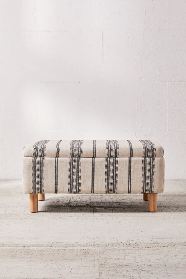 Quinn Striped Ottoman | Urban Outfitters (US and RoW)