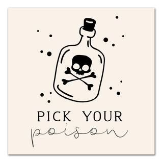 Pick Your Poison Bottle Canvas Wall Art | Michaels Stores