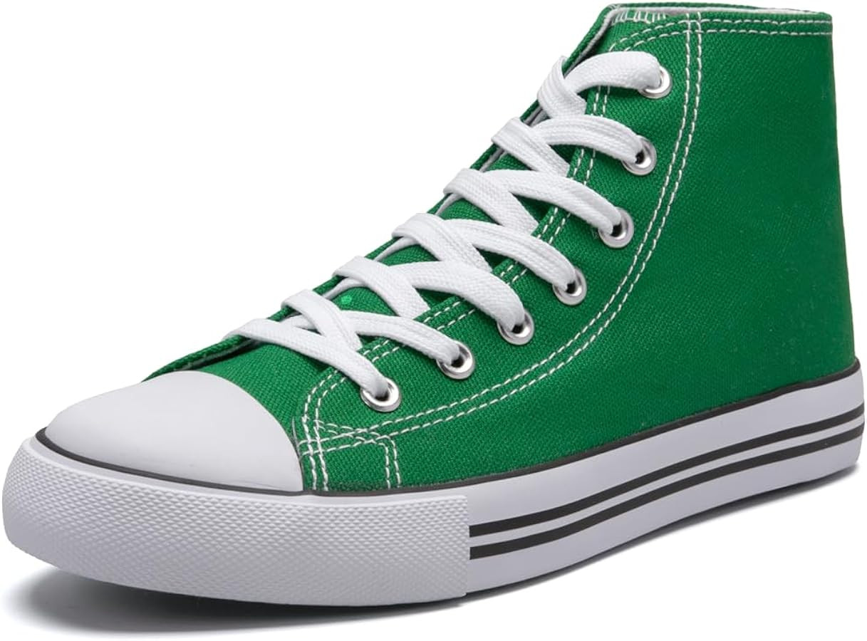 Kid's High Top Sneakers Classic High Tops Canvas Shoes for Girls and Boys, Lace up Tennis Shoes F... | Amazon (US)