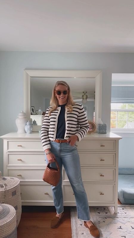 Summer to fall transitional looks with my favorite bags from Melie Bianco. I love how chic and versatile these styles are and can easily take you from day to night.

Fall transitional outfit, striped cardigan, lady jacket, straight leg jeans, fall outfit, fall bag, wedding guest dress 

#LTKVideo #LTKstyletip #LTKwedding