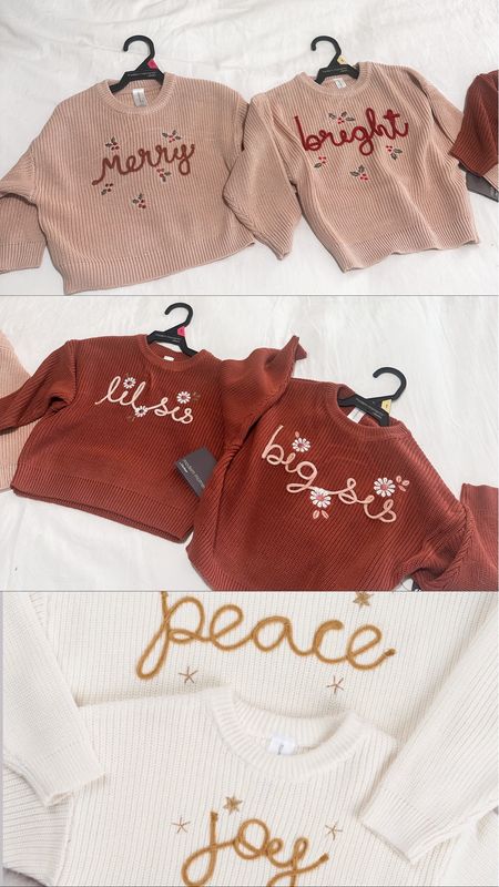 Toddler and Baby matching sweaters! #walmartfashion #matchingsweaters 

#LTKSeasonal #LTKfamily #LTKkids