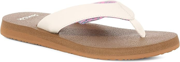 Sanuk Yoga Mat II | Flip Flops for Women | Yoga Sandals For Women | Women's Beach Sandals | Memor... | Amazon (US)