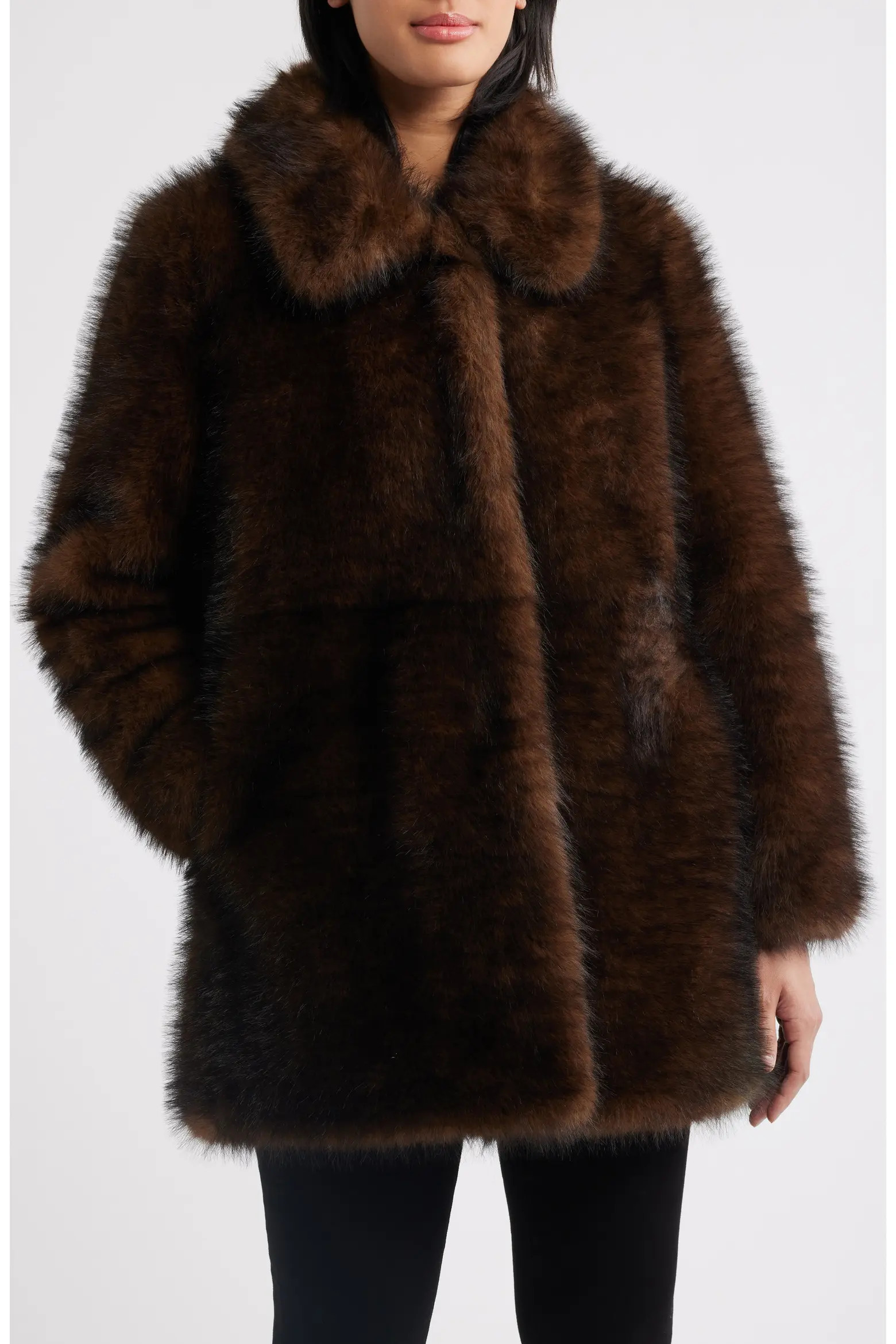 Sam Edelman Faux Fur Coat (Women) | Nordstrom | Nordstrom