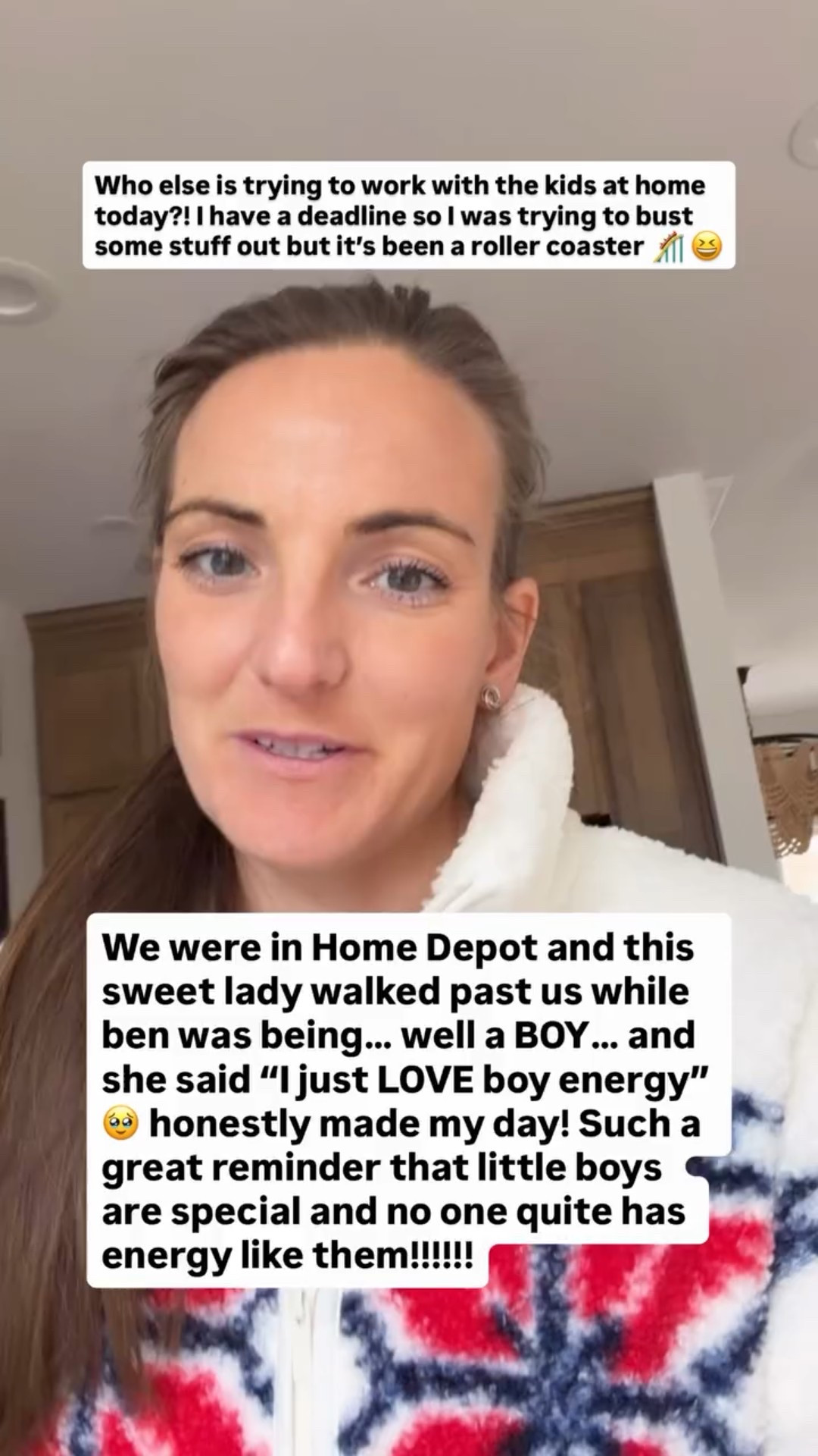 Who else is trying to work with the kids at home today? 🎄✨

christmas break, cozy outfit, home for the holidays 

#LTKHoliday #LTKdayinmylife #LTKGiftGuide