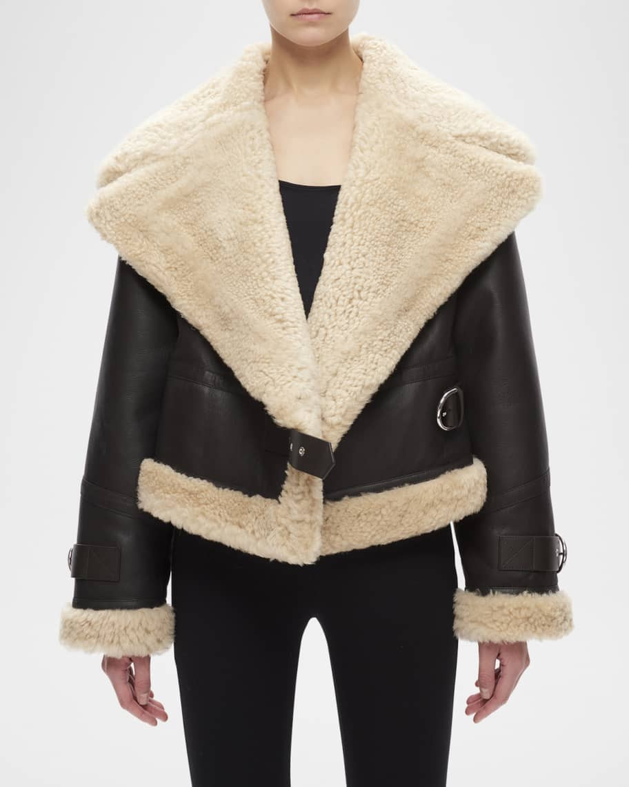 Shoreditch Ski Club Daia Shearling Jacket | Neiman Marcus