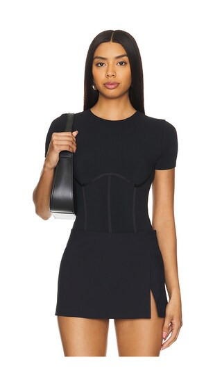 fleur du mal T-Shirt Bodysuit in Black. - size L | Revolve Clothing (Global)