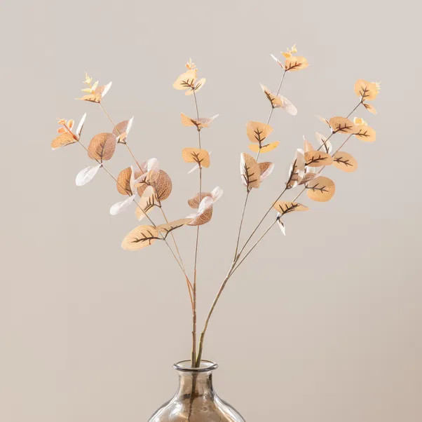 Artificial Eucalyptus Spray Brown, 67cm | Dunelm (migrated)