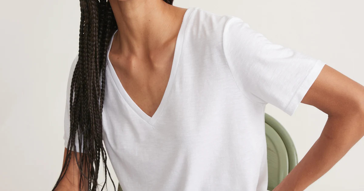 Boyfriend V-Neck Tee | Marine Layer