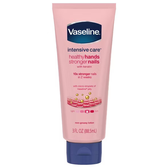 Vaseline Intensive Care Healthy Hands Stronger Nails Lotion 3 oz | Target