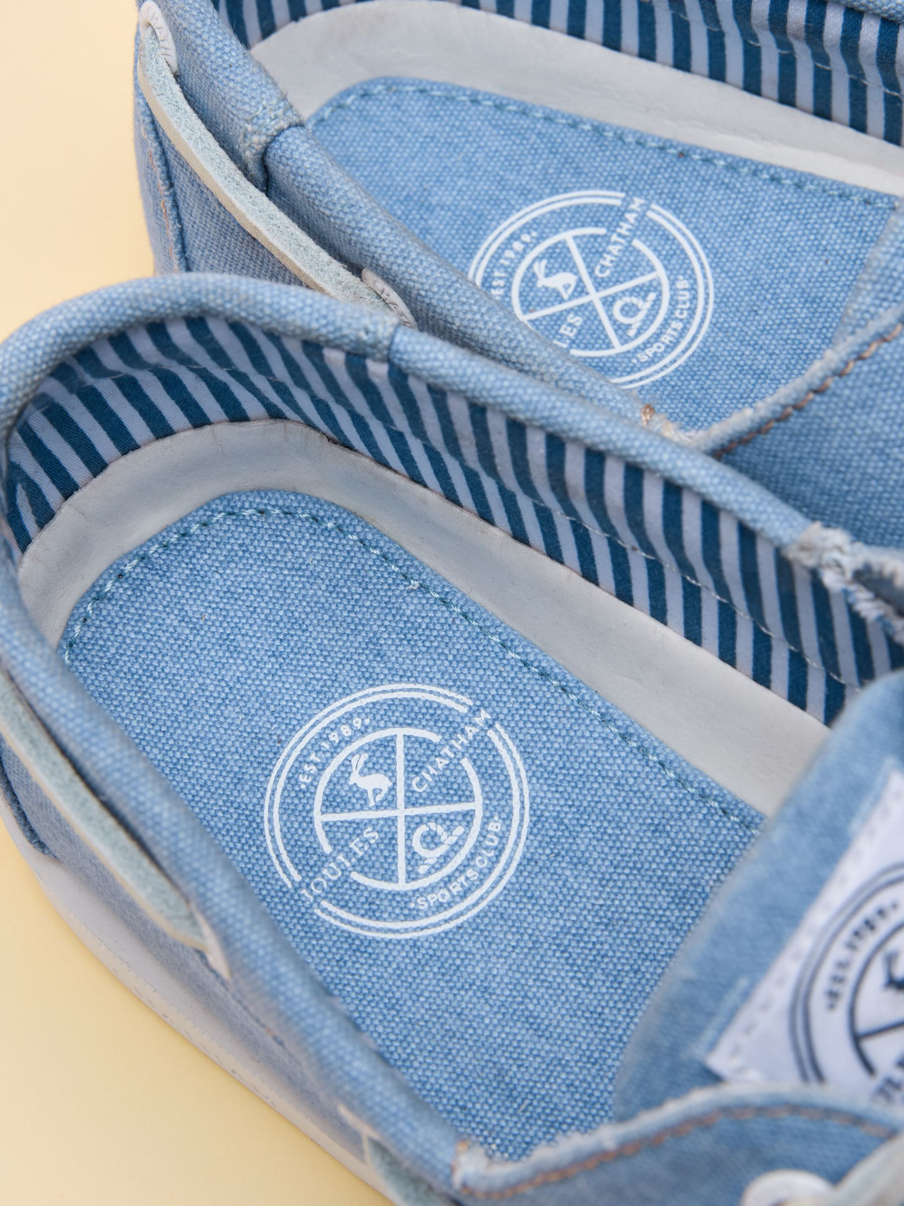 Joules X Chatham Blue Jetty Deck Shoes | Joules | Joules