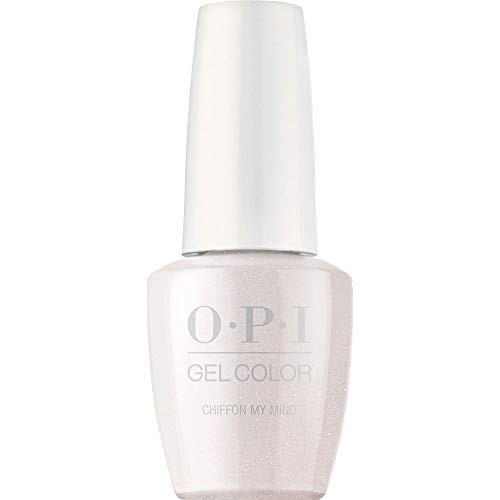 OPI GelColor, Chiffon My Mind, White Gel Nail Polish, 0.5 fl oz | Amazon (US)