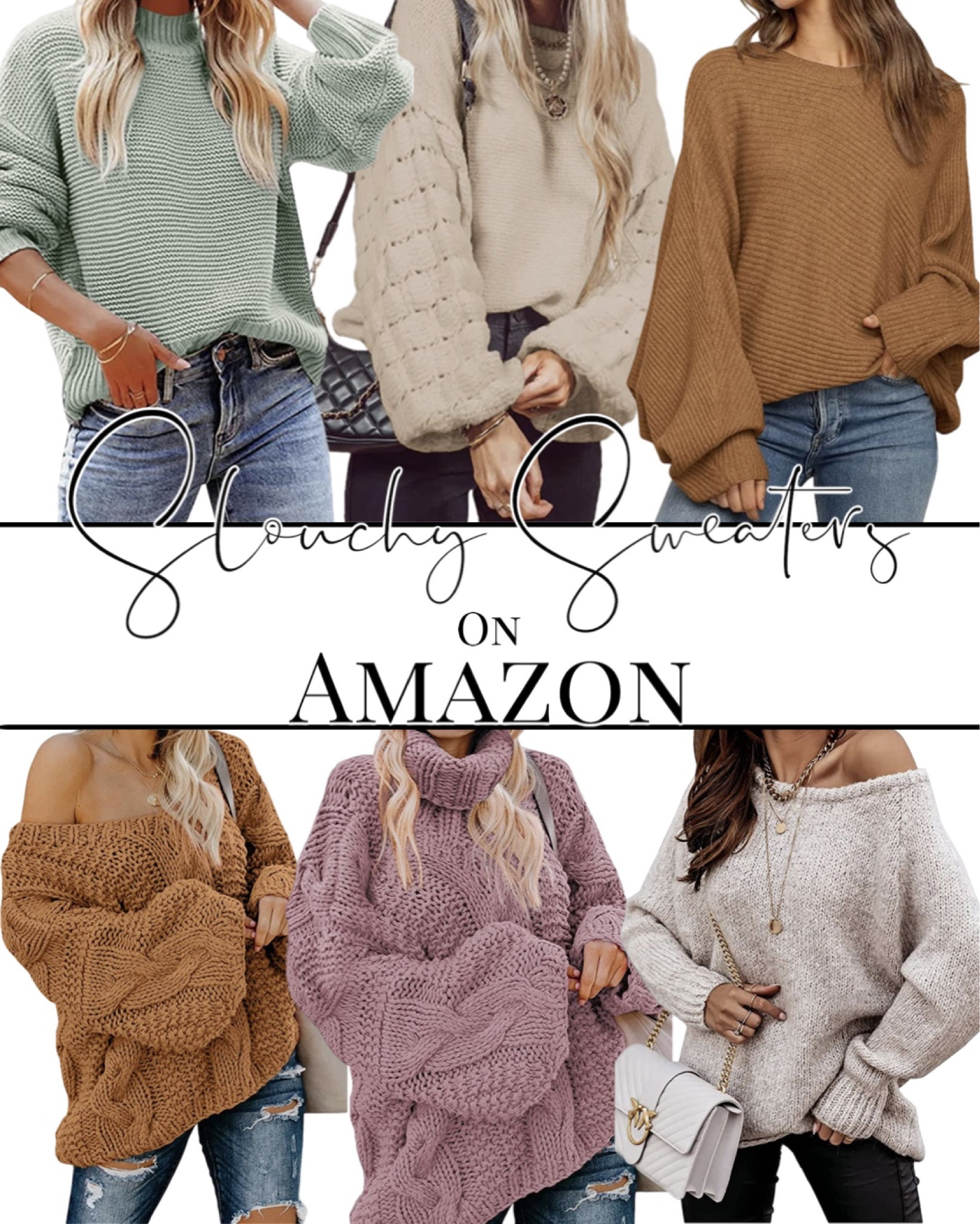 The best slouchy sweaters on amazon! I’m so loving the different knits on these! They are all available in various colors- certainly a fall / autumn must have!

Slouchy sweaters, knit sweaters, oversized sweaters, waffle knit


#LTKsalealert #LTKunder50 #LTKSeasonal