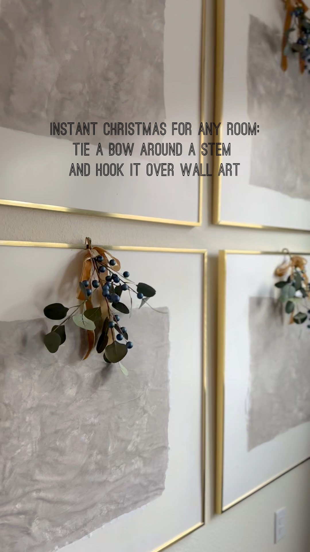 One of my easiest and cheapest ways to add a lil holiday decor to any room and it works for any decor style! I didn’t even use traditional Christmas picks/stems here just some eucalyptus and then added some blueberry picks and velvet ribbon 

#LTKHome #LTKSeasonal #LTKHoliday