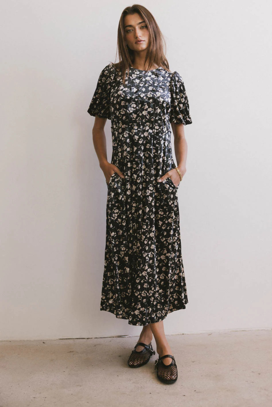 Serena Velvet Midi Dress | Böhme US