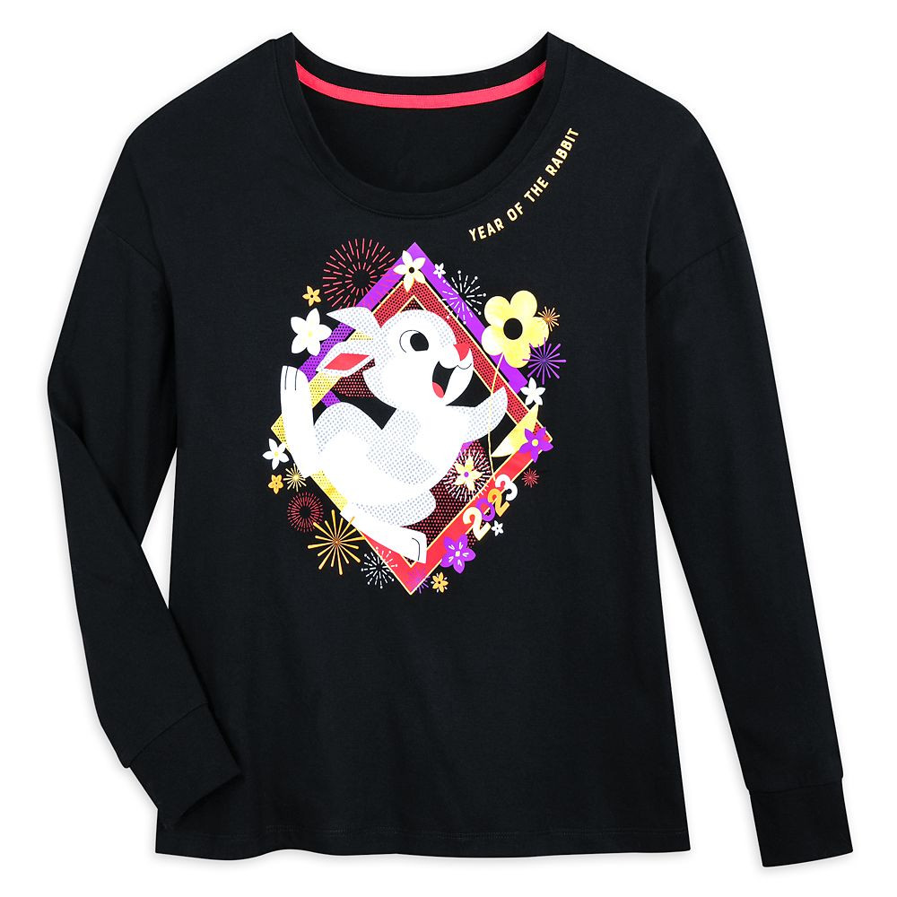 Thumper Long Sleeve T-Shirt for Women – Year of the Rabbit Lunar New Year 2023 | Disney Store