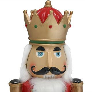 Sunnydaze Decor 37 in. Matthias the Nutcracker Prince Christmas Decor - Polyresin FC-445 - The Ho... | The Home Depot