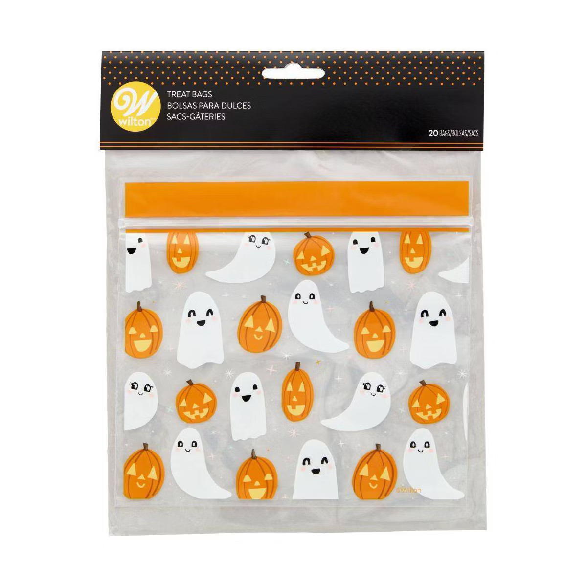 Wilton 20ct Ghost Resealable Favor Bags | Target