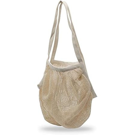 Organic Cotton French Market Tote - Onion Mesh Storage Bags - Net Shopping Bags, Fruit Hammock Ba... | Amazon (US)