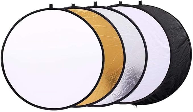 Konseen Light Reflector Photography 11.8"/30cm Portable 5 in 1 Collapsible Round Multi Disc Trans... | Amazon (UK)