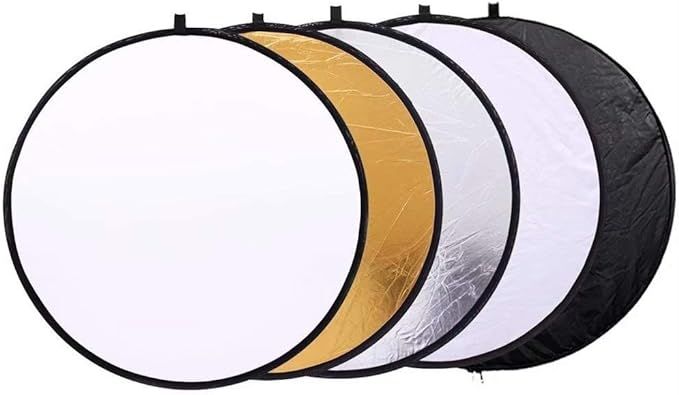 Konseen Light Reflector Photography 11.8"/30cm Portable 5 in 1 Collapsible Round Multi Disc Trans... | Amazon (UK)