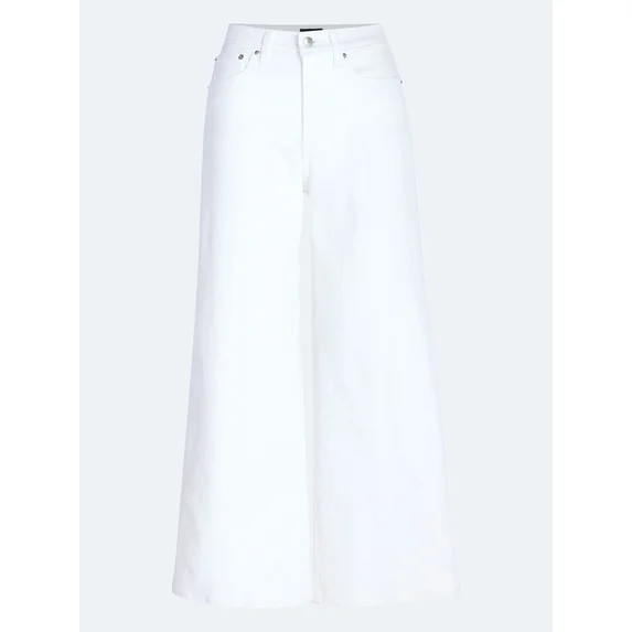 Free Assembly Women's and Women's Plus High Rise Cropped Wide Leg Jeans, Sizes 0-22W | Walmart (US)